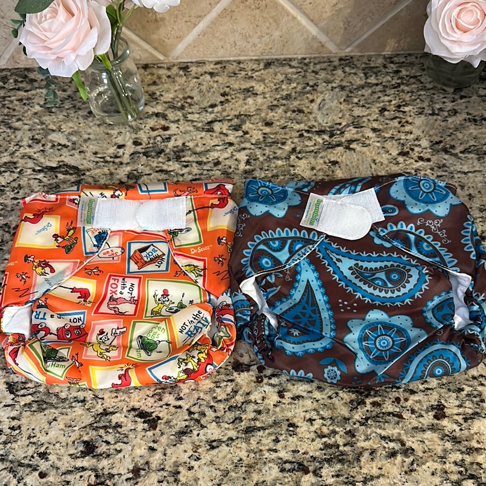 NWT Bumkins AIO Cloth Diapers All-in-Ones Large